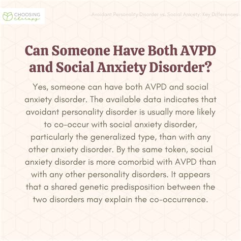 Avoidant Personality Disorder Vs Social Anxiety Key Differences