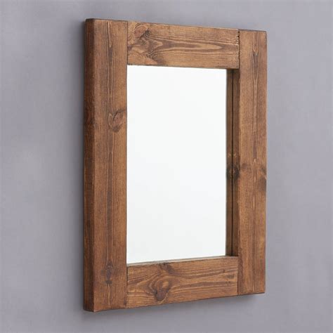 Rustic Wooden Frame Mirror Buy Decorative Wooden Framed Mirrorbrass
