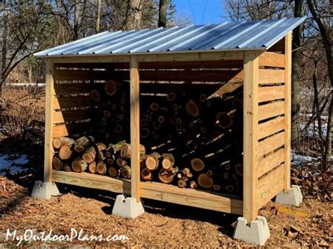 35 Free Diy Firewood Shed Plans How To Build A Wood Shed Firewood