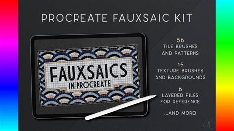 Premium sewing & embroidery procreate brushes. Best Procreate Brushes: Fauxsaic Kit for Procreate - YouTube