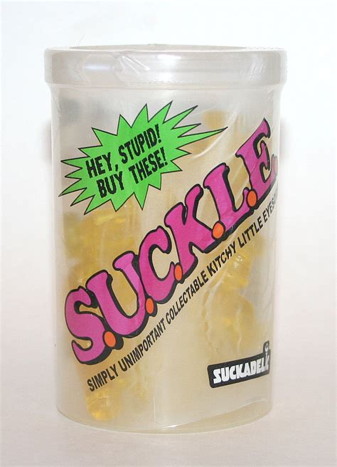 Suckadelic Suckle Clear Yellow 10 Pack
