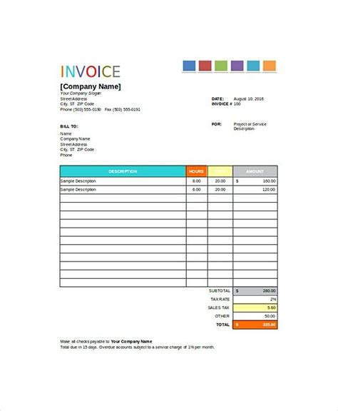 Painting Contractor Invoice Invoice Template