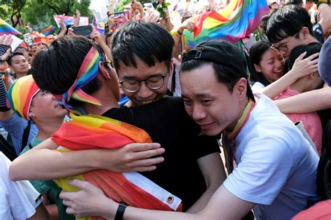 Taiwan’s Lgbt Community Celebrates Historic Same Sex Marriage Ruling ‘first In Asia ’ The