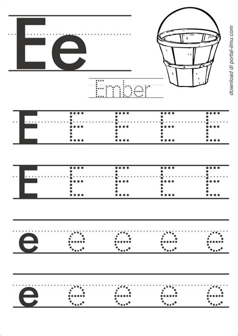 Kids Handwriting Practice Letter Worksheets For Preschool Kids