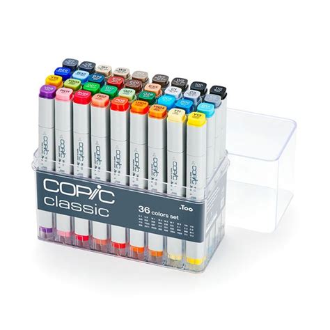 Classic Marker Set 36 Basic Colors Copic