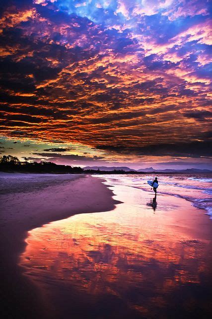 Sunset In Byron Bay Australia Ccshadow Or Light