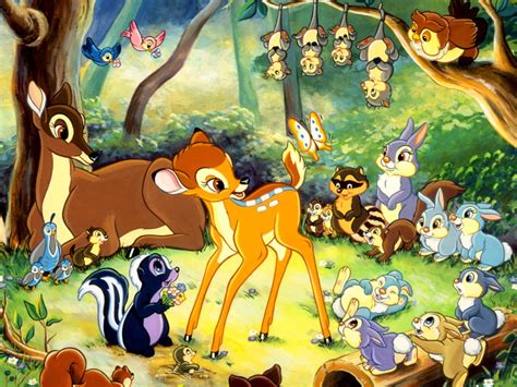Bambi Cartoon Full Hd Image Wallpaper For Ipad Mini 3
