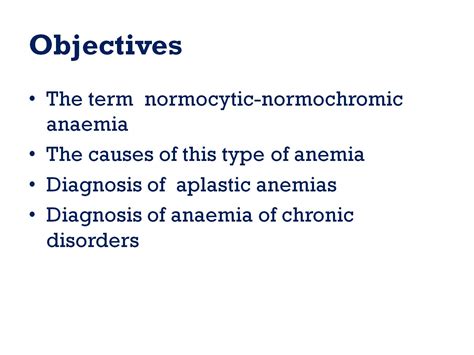 Normocytic Normochromic Anemiapptx On Emaze