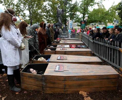Theme Park Company Reportedly Paying Couples 600 To Lie In A Coffin