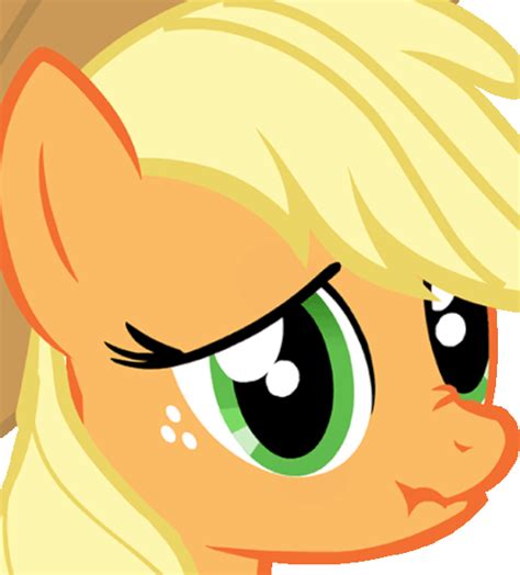 Scrunchy Face Applejack My Little Pony Friendship Is Magic Know