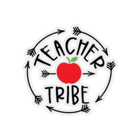 Teacher Tribe Stickers, Teacher Sticker, Bumper Sticker, Gift For Teacher, Teacher Gift Ideas ...