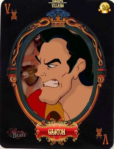 Dv Card 26 Gaston By Maleficent84 On Deviantart Disney Villains