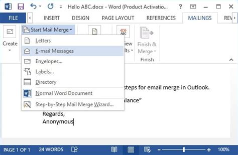 How To Mail Merge In Outlook Step By Step Guide
