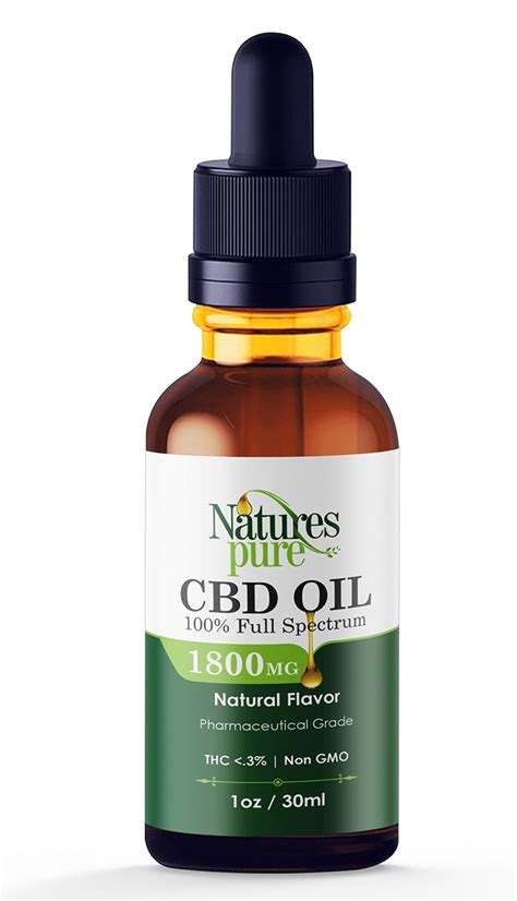 Premium Full Spectrum Cbd Tincture Natures Pure Organix