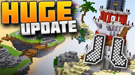 New Mapsgear Huge Bed Wars Update Minecraft Hypixel Bed Wars