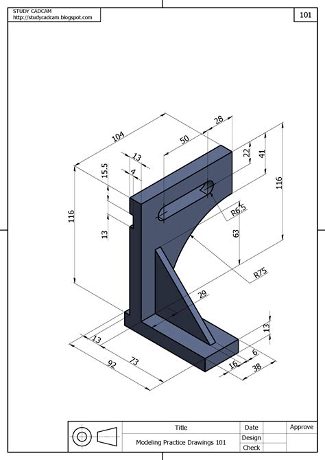 Isometric Drawing Exercises Autocad Isometric Drawing Mechanical