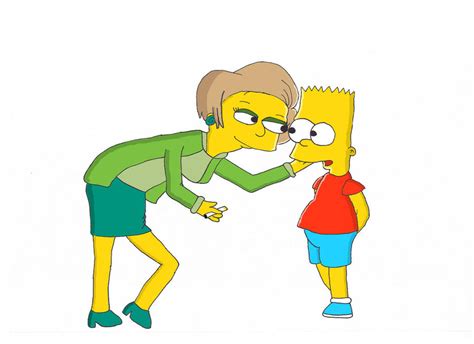 Bart And Edna By Chad Vader On Deviantart