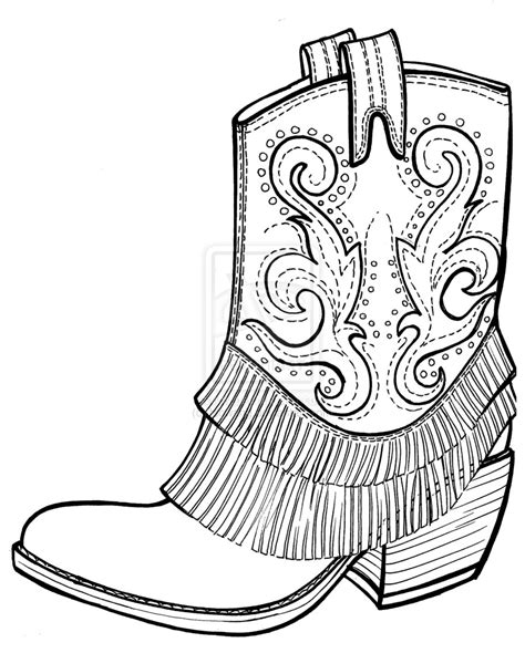 cowgirl boot clipart outline 20 free Cliparts | Download images on