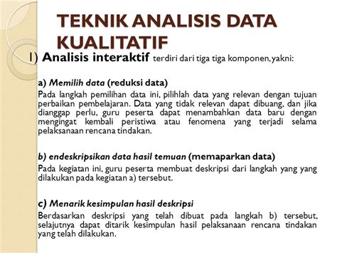Contoh Analisis Data Kajian Kuantitatif Perbedaan Teknik Analisis The