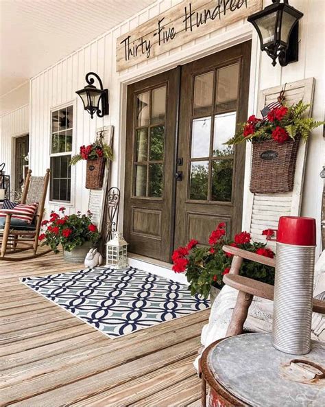 Inviting And Cozy Porch Ideas That Celebrates Outdoor Living Country Porch Decor Country
