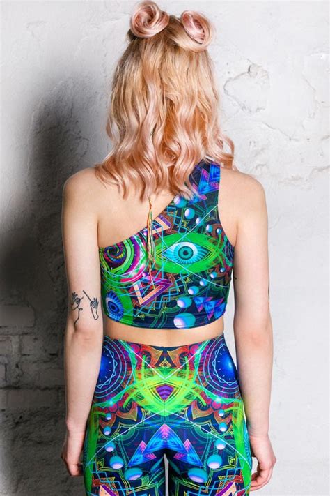 Psychedelic Travel Festival Outfit Two Piece Set Devil Walking