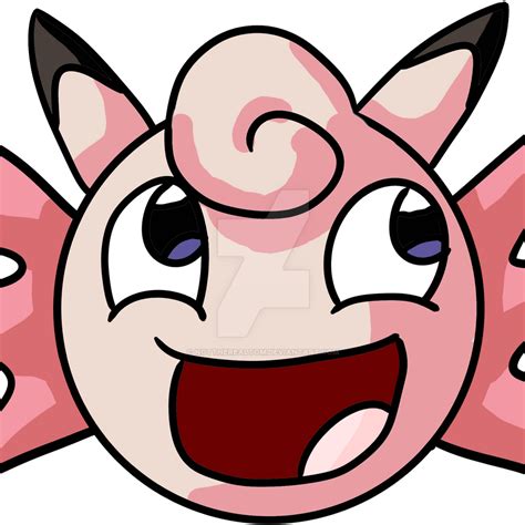 Clefable Awesome Epic Face By Nottherealtom On Deviantart