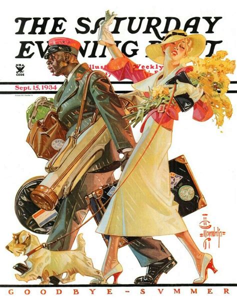 1934 September 15th Leyendecker Saturday Evening Post Covers Norman