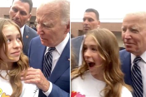 Joe Biden Tells Young Girl No Serious Guys Until Youre 30