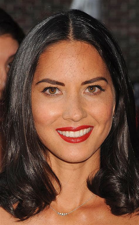 Beauty Police Olivia Munns Bombshell Brows And Bright Red Lips E News