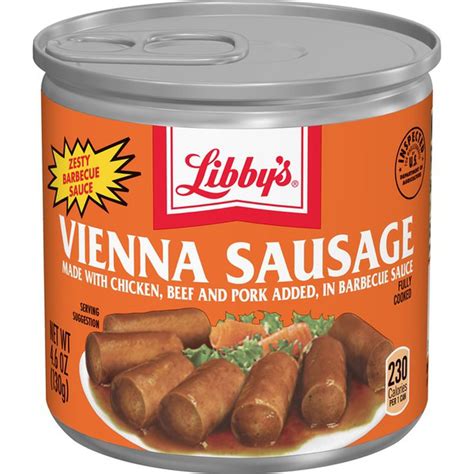 Libbys Vienna Sausage Zesty Bbq Sauce 46 Oz Instacart