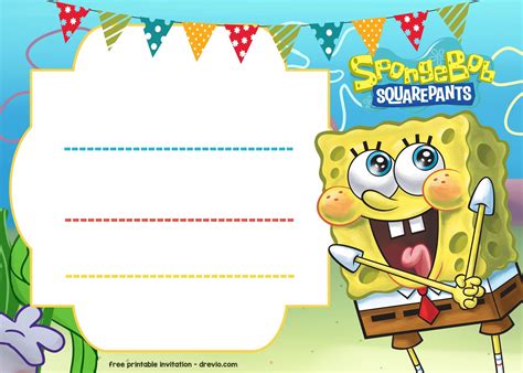 Spongebob Birthday Party Free Printables
