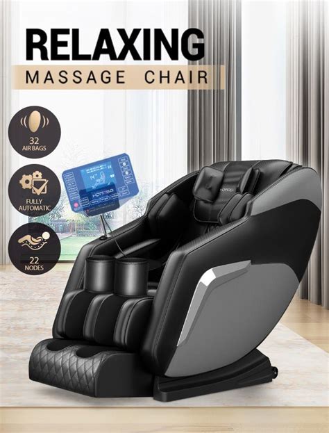 Homasa Lcd Touch Screen Full Body Massage Chair Zero Gravity Recliner Crazy Sales