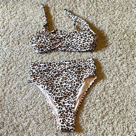 Target Swim Cheetah Print Bikini Set Poshmark