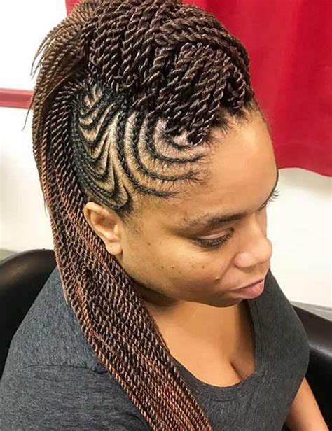 30 Edgy Braided Mohawks You Need To Check Out Braided Mohawk Hairstyles Mohawk Braid Styles