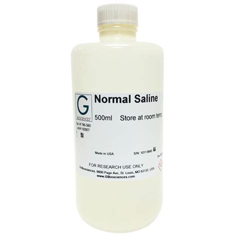 09 Sterile Normal Saline 09 Sodium Chloride Solution