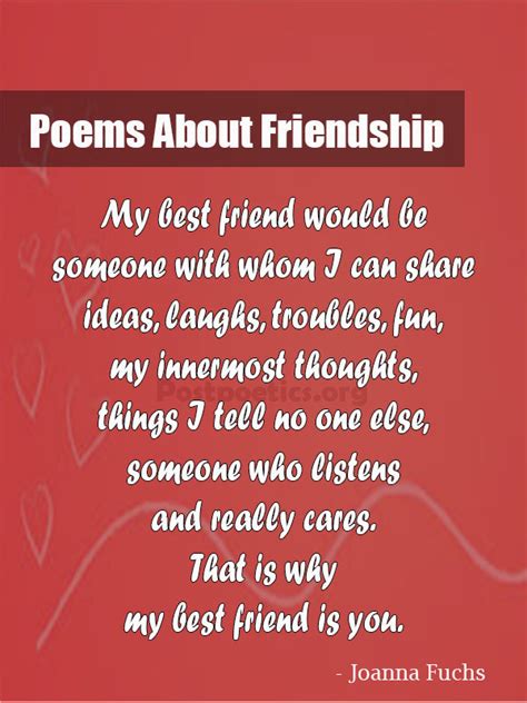 Poems About Best Friends Forever