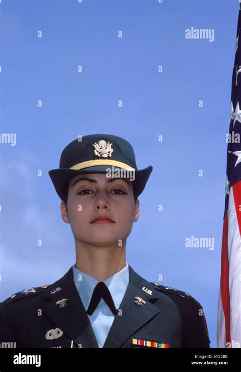 Female Lieutenant In The Us Army Stock Photo 1793210 Alamy