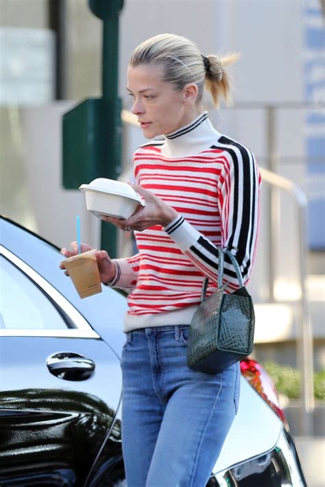 Jaime King In Jeans Out In Los Angeles Gotceleb