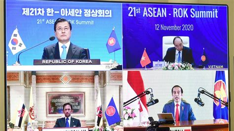 Foto jenazah presiden korea utara. FOTO Presiden Sampaikan Pidato pada KTT ke-21 ASEAN-Korea Selatan secara Virtual ...