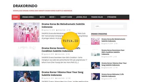 18+ Aplikasi dan Situs Streaming Nonton Drama Korea Subtitle Indonesia