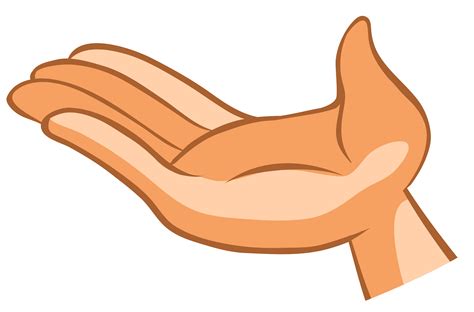 A Human Hand On White Background 295260 Vector Art At Vecteezy