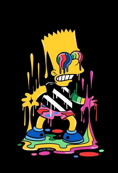 Drippy Bart Wallpapers Wallpaper Cave