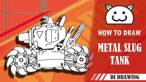 How To Draw Metal Slug Tank Sv 001 Youtube