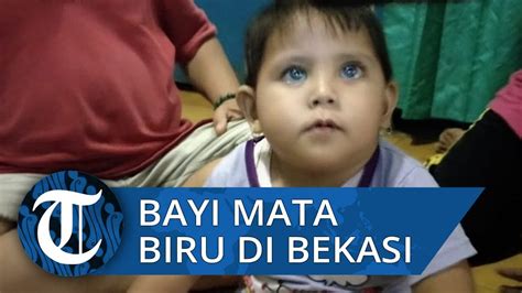 Viral Bayi Punya Bola Mata Biru Di Bulak Sentul Bekasi Youtube