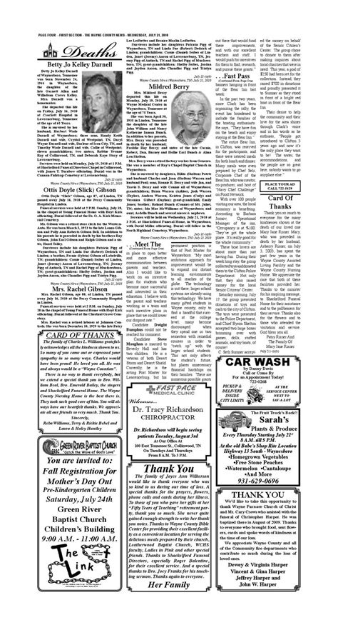 Wayne County Newspaper by Chester County Independent - Issuu