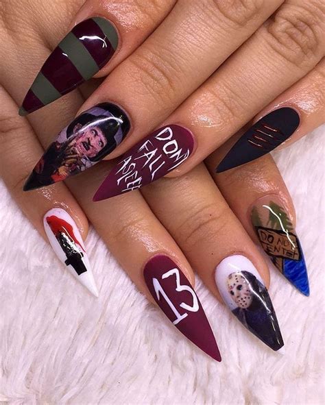 The Post Appeared First On Halloween Nails Horror Nails Halloween