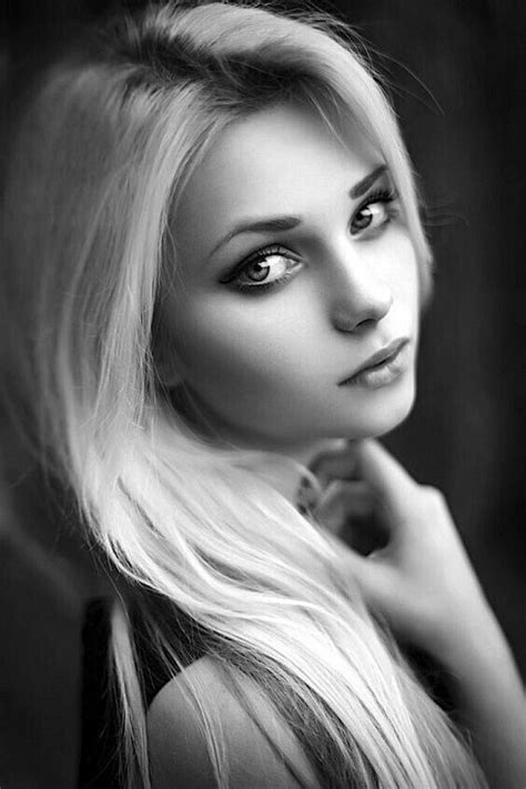 Pin By Žanna Markova On Beautiful Face Beautiful Girl Face Black And White Portraits