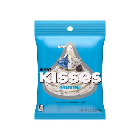 Buy Hersheys Kisses Cookies N Creme Candy Individually Wrapped 53
