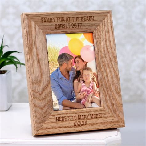 Engraved Wooden 6 X 4 Photo Frame The T Experience