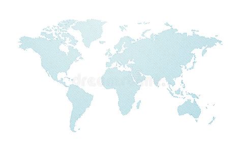 Blue World Map Stock Illustration Illustration Of Material 19663985